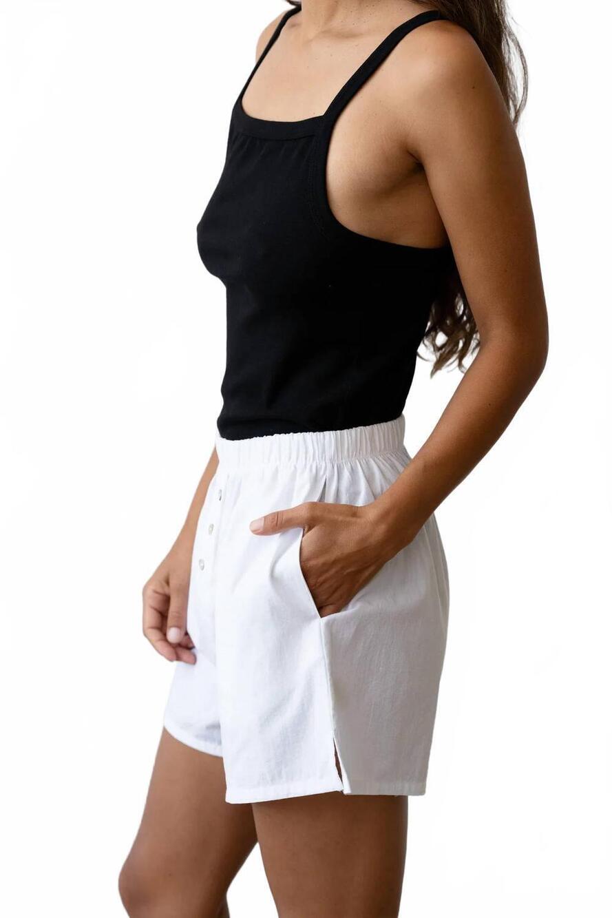 NEW DONNI. sandwash boxer short in powder - Picture 4 of 5